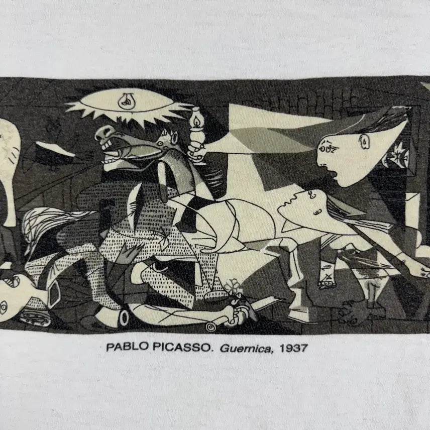 [SOLD OUT] 빈티지 90s Picasso 파블로 피카소 게르니카 아트 티셔츠