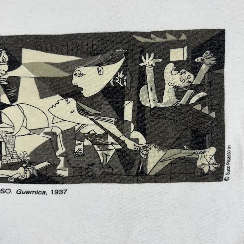 [SOLD OUT] 빈티지 90s Picasso 파블로 피카소 게르니카 아트 티셔츠