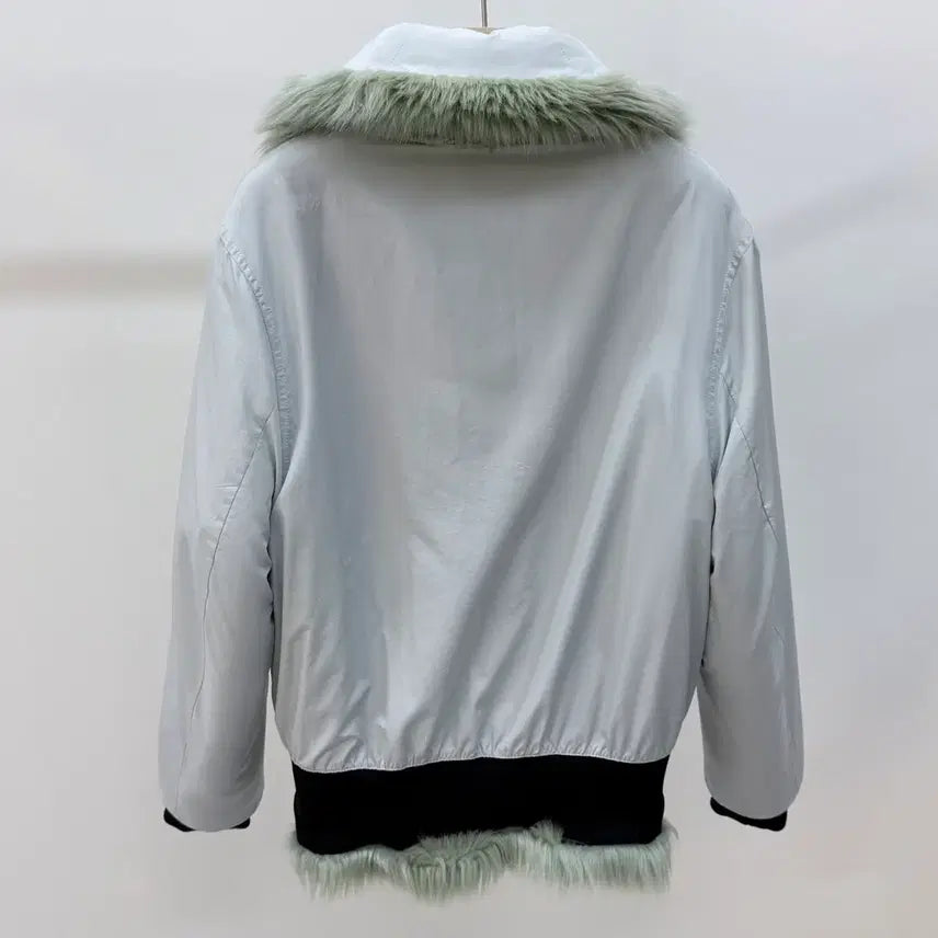 [BUNJANG] Nike x Ambush Reversible Fur Jacket (Green) / [S+급/S] 나이키 X 앰부쉬 리버서블 퍼자켓 그린