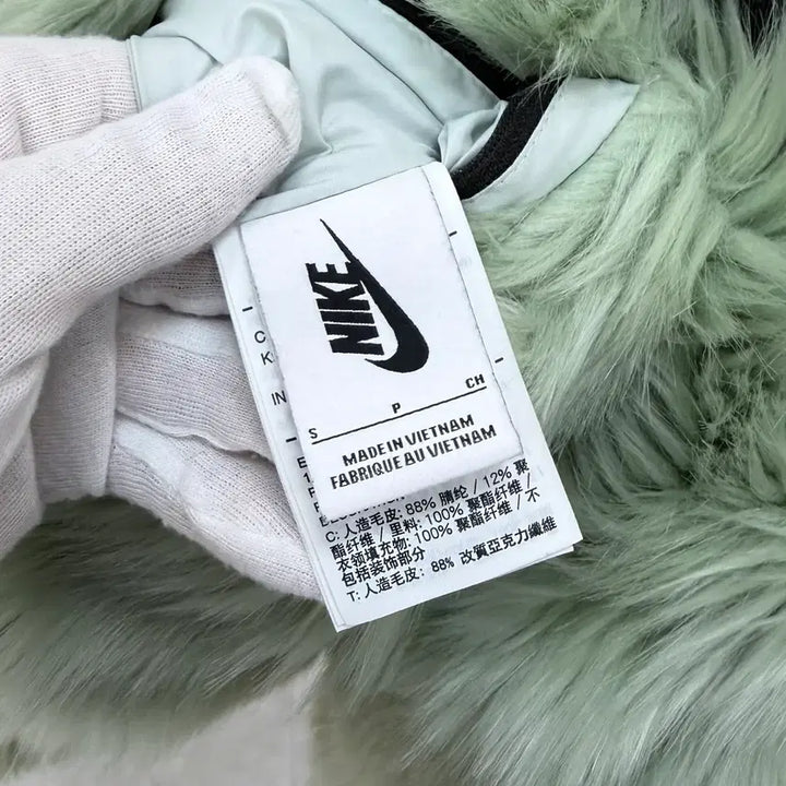 [BUNJANG] Nike x Ambush Reversible Fur Jacket (Green) / [S+급/S] 나이키 X 앰부쉬 리버서블 퍼자켓 그린