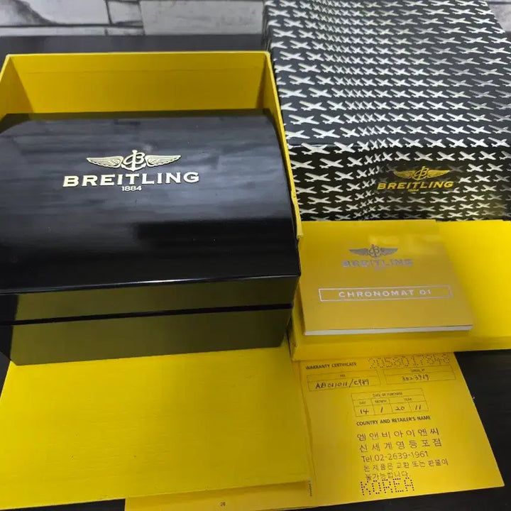 [BUNJANG] Breitling Chronomat 44 Blackeye Blue Watch / 브라이틀링 크로노맷44 블랙아이블루 11년 1월