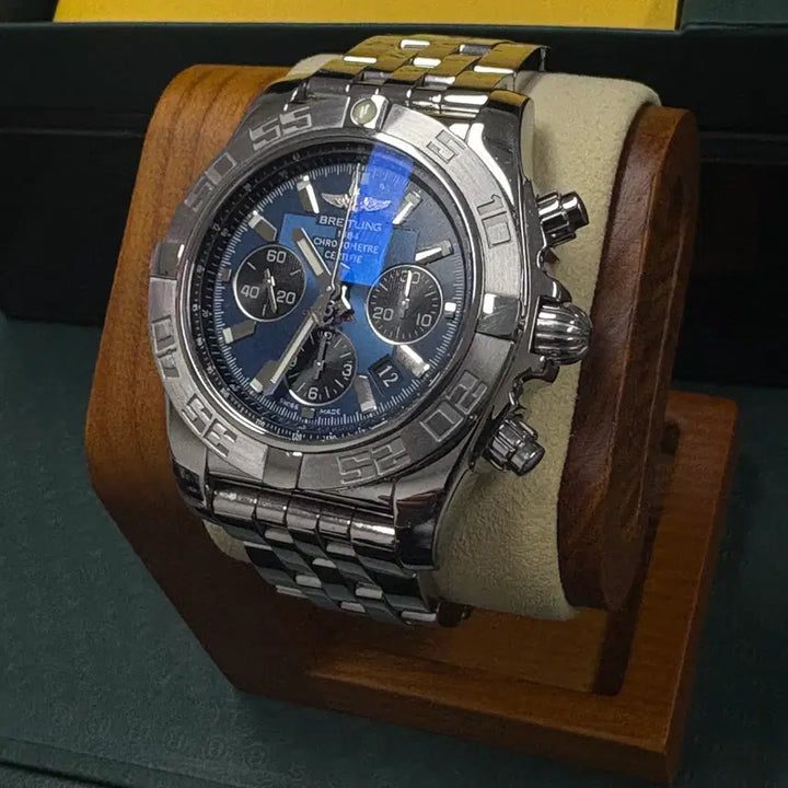 [BUNJANG] Breitling Chronomat 44 Blackeye Blue Watch / 브라이틀링 크로노맷44 블랙아이블루 11년 1월