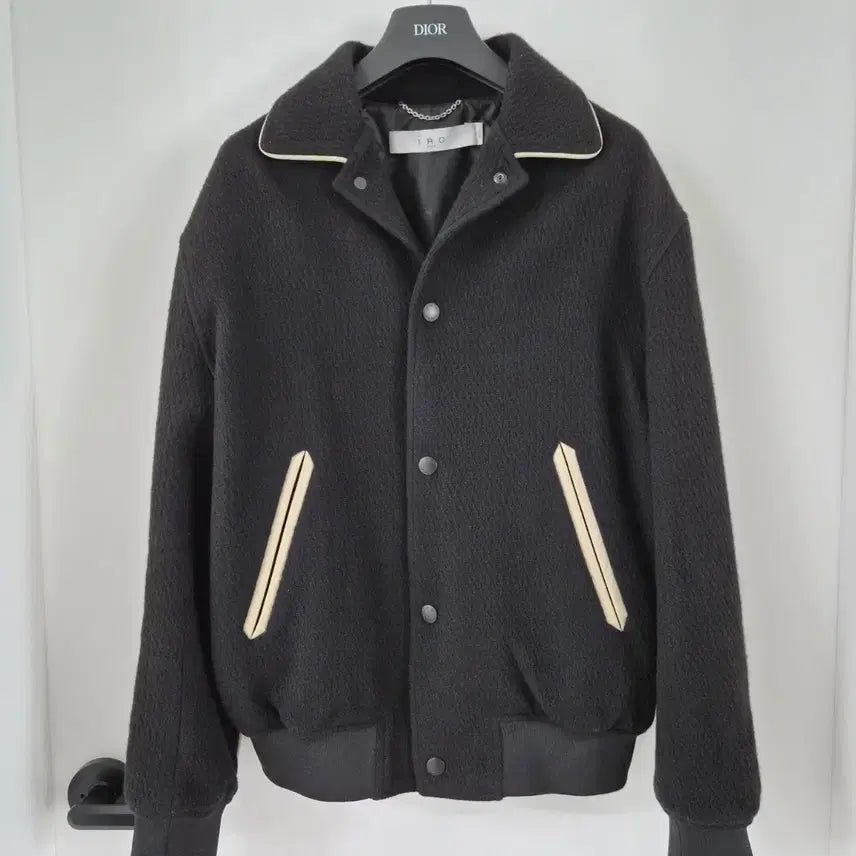 [BUNJANG] IRO Leather Trim Varsity Jacket S / IRO 이로 레더트리밍 바시티 자켓 S