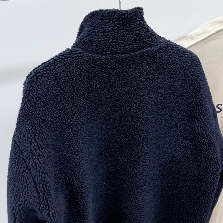 [BUNJANG] Louis Vuitton Leather Patch Fleece Blouson Jacket / [S급/XL] 25FW 루이비통 레더패치 플리스 블루종 자켓