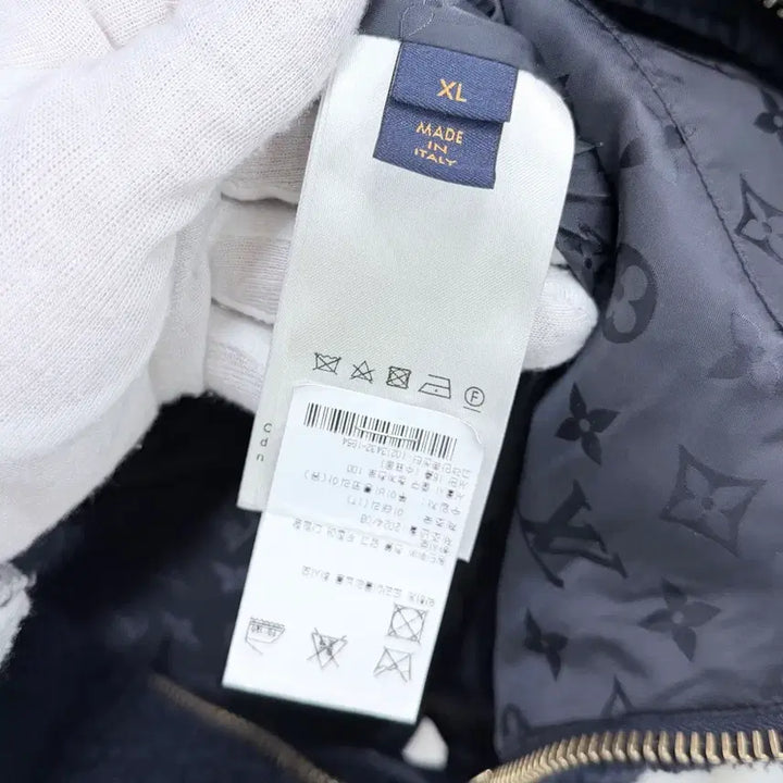 [BUNJANG] Louis Vuitton Leather Patch Fleece Blouson Jacket / [S급/XL] 25FW 루이비통 레더패치 플리스 블루종 자켓