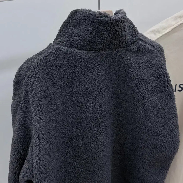 [BUNJANG] Louis Vuitton Leather Patch Fleece Blouson Jacket / [미사용/XL] 25FW 루이비통 레더패치 플리스 블루종 자켓