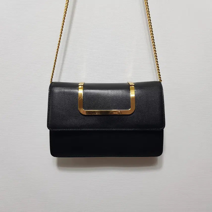 [BUNJANG] EENK Chain Leather Shoulder Bag (S) / EENK(잉크)/체인레더숄더백/가로21세로13(S)/파라오쇼핑