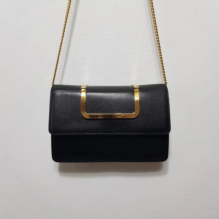 [BUNJANG] EENK Chain Leather Shoulder Bag (S) / EENK(잉크)/체인레더숄더백/가로21세로13(S)/파라오쇼핑