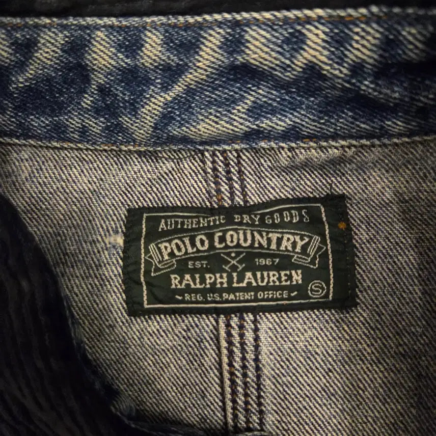 [BUNJANG] Polo Country 90s Denim Chore Jacket / 90s 폴로 컨트리 데님 초어 자켓