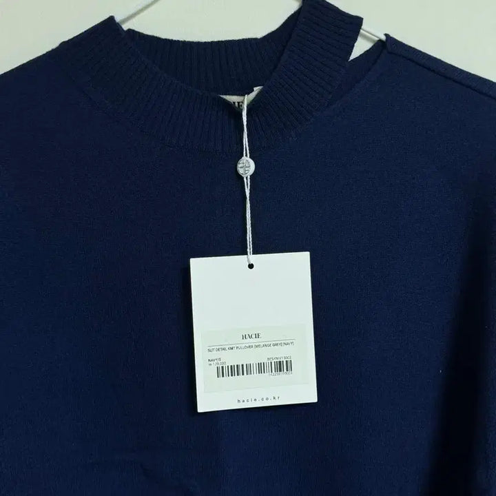 [BUNJANG] Hacie Slit Knit Navy Sweater / 하시에 슬릿 니트 네이비 s 새상품 (129000원)
