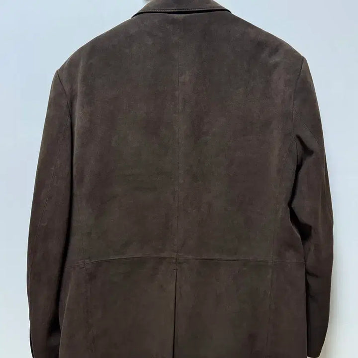 [BUNJANG] Cour Suede Three Button Blazer Dark Brown M / 쿠어 스웨이드 쓰리버튼 블레이저 다크브라운 M