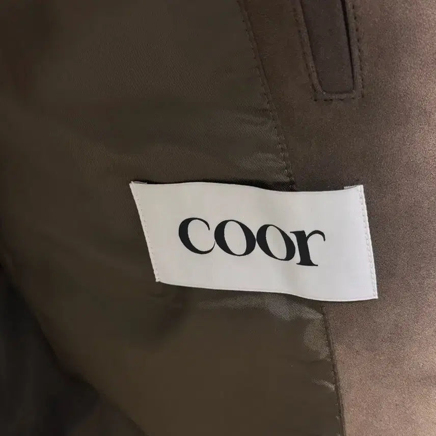 [BUNJANG] Cour Suede Three Button Blazer Dark Brown M / 쿠어 스웨이드 쓰리버튼 블레이저 다크브라운 M
