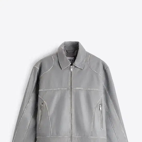 [BUNJANG] Zara 100% Leather Jacket / 자라 100% 레더 자켓