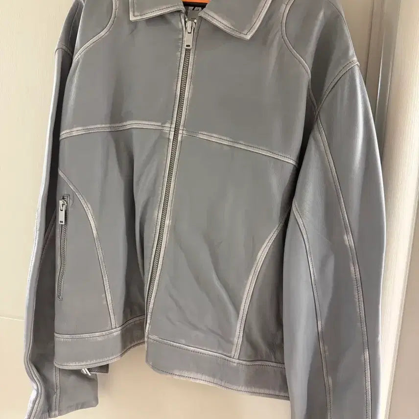 [BUNJANG] Zara 100% Leather Jacket / 자라 100% 레더 자켓