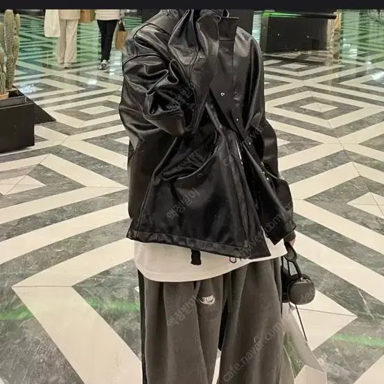[BUNJANG] Artifex 21FW High Neck Leather Jacket / 구매)아트이프액츠 21fw 하이넥 레더 M