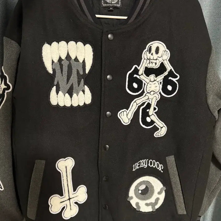 [BUNJANG] Crew Cruel Varsity Jacket M / [새상품] 쿨 셔츠 플레이 크루얼 바시티 자켓 m