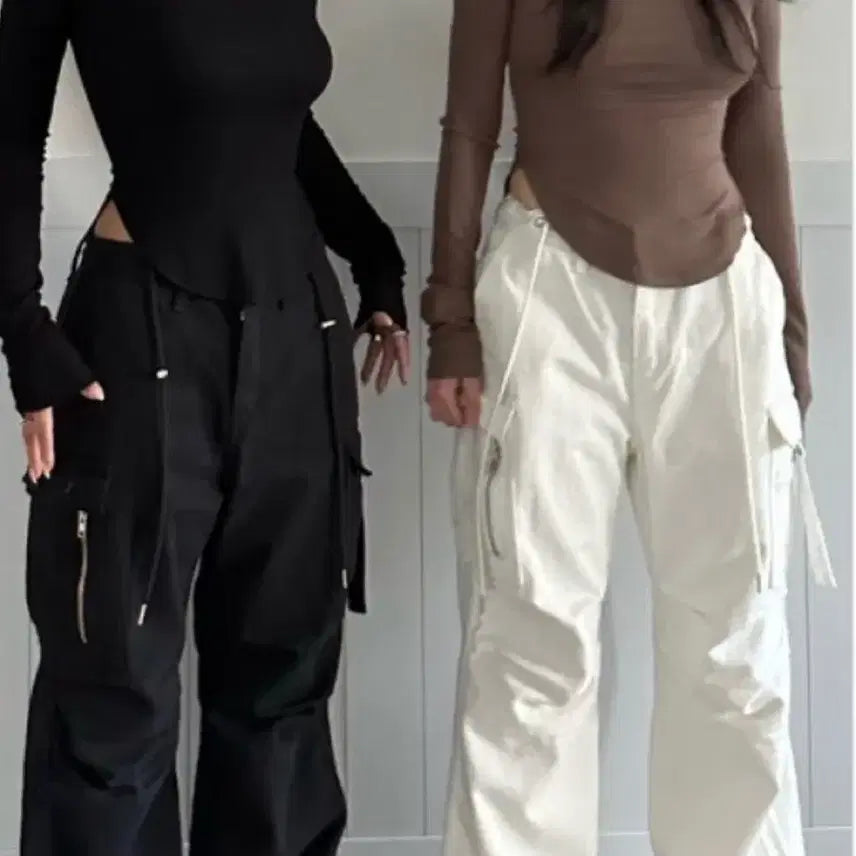 [BUNJANG] O'DOER Square Neck Brown Long Sleeve T-shirt / 오도어 스퀘어넥 브라운티