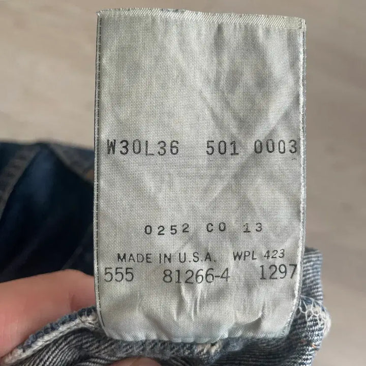 [BUNJANG] Levi's 501 Selvedge Jeans / 90s usa 리바이스 501 셀비지