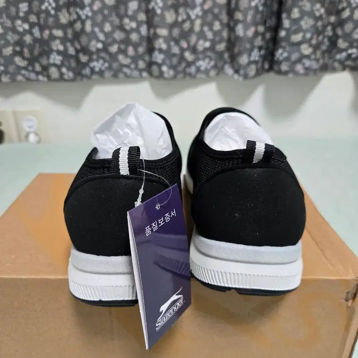 [BUNJANG] Slazenger Black Slip-on Sneakers / 슬레진저 블랙 슬립온 스니커즈 새상품