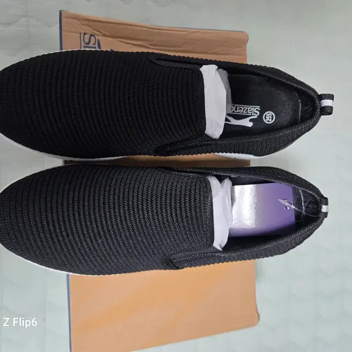 [BUNJANG] Slazenger Black Slip-on Sneakers / 슬레진저 블랙 슬립온 스니커즈 새상품