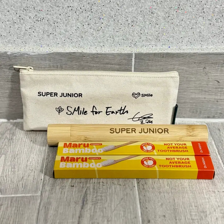 [BUNJANG] Super Junior Kyuhyun Engraved Toothbrush Case & Toothbrush Set / 규현 각인 칫솔케이스 칫솔세트 양도