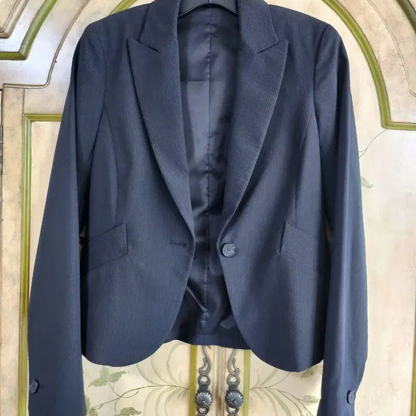 [BUNJANG] Theory Black Women's Suit Jacket / 띠오리 정품 검정색 여성 정장 자켓/44 새상품