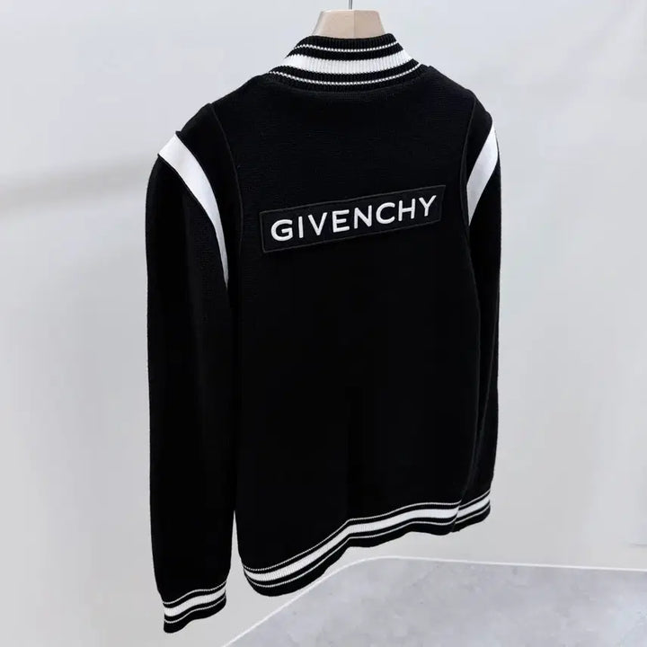 [BUNJANG] Givenchy Back Logo Knit Bomber Varsity Jacket / [S+급/XL] 지방시 백로고 니트 봄버 바시티 자켓