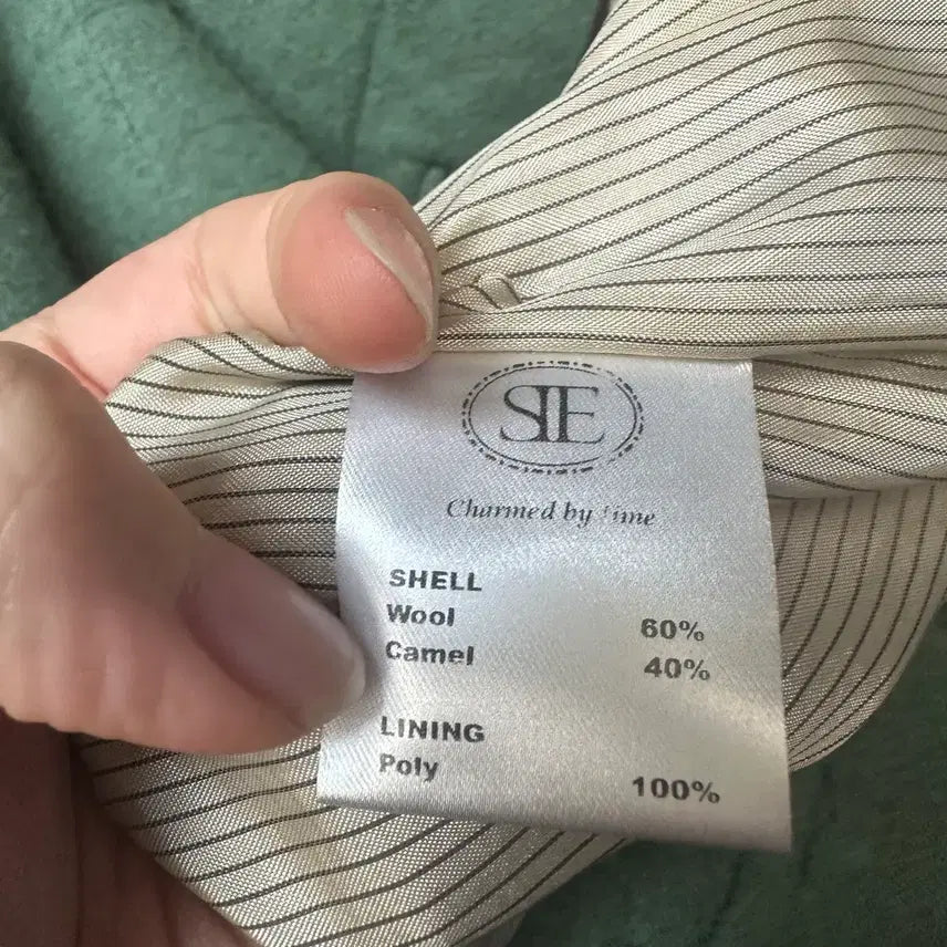 [BUNJANG] Sienne Khaki Duffle Long Coat / 시엔느 카키 더플롱코트 Free