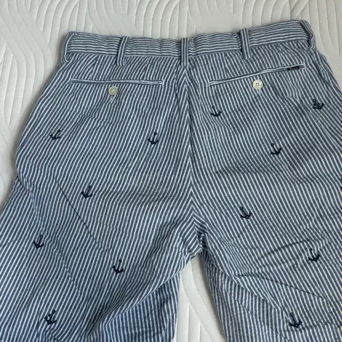 [BUNJANG] Polo Ralph Lauren 28 Stripe Anchor Embroidered Shorts / 폴로 랄프로렌 28사이즈 반바지 팝니다