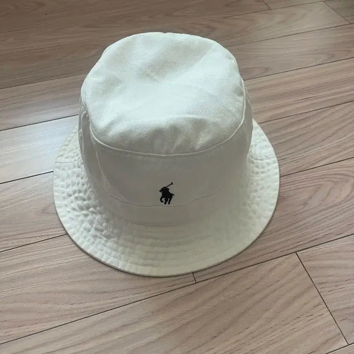 [BUNJANG] Polo Ralph Lauren White Bucket Hat XL / POLO 폴로랄프로렌 화이트 버킷햇 벙거지 모자 XL
