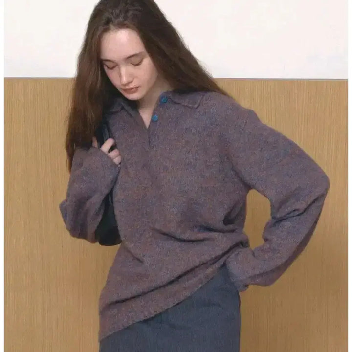 [BUNJANG] Brenda & Brendon Alpaca Knit Sweater / 브렌다브렌든 알파카 니트