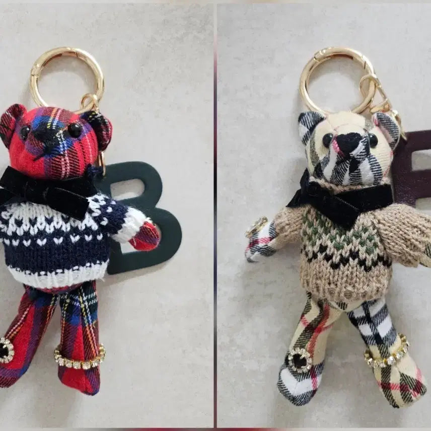 [BUNJANG] Teddy Bear Keyring / 곰인형 키링 새상품