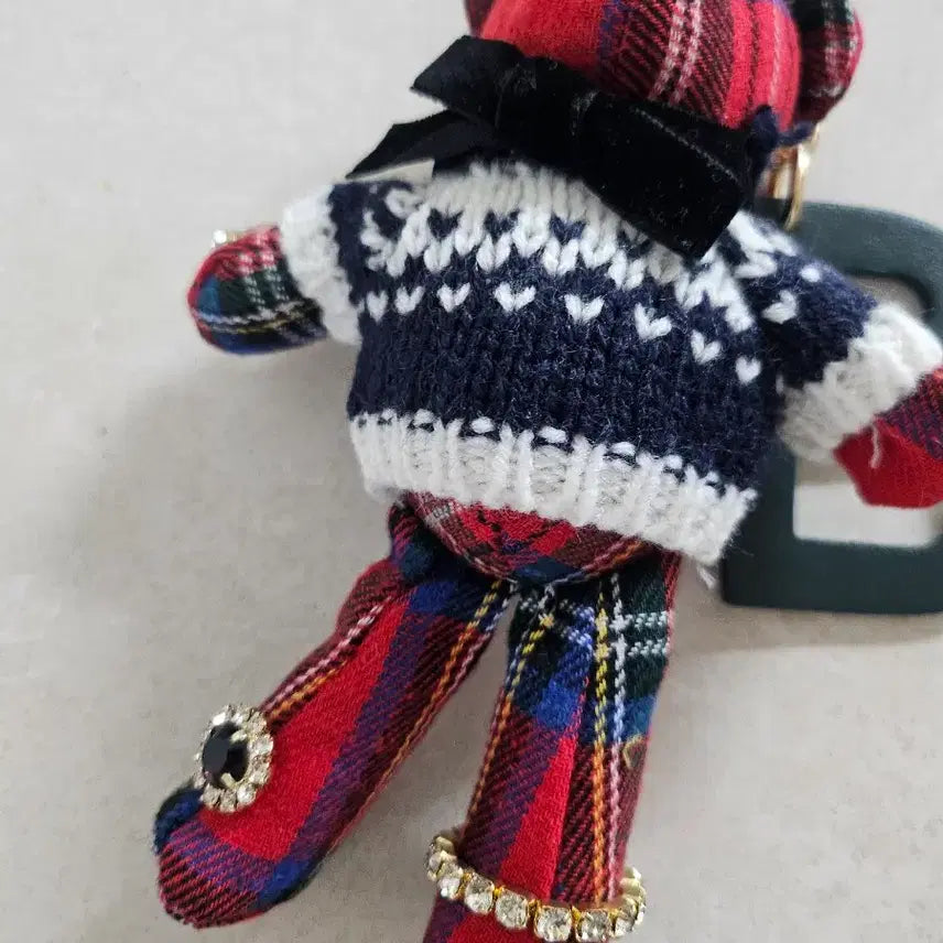 [BUNJANG] Teddy Bear Keyring / 곰인형 키링 새상품