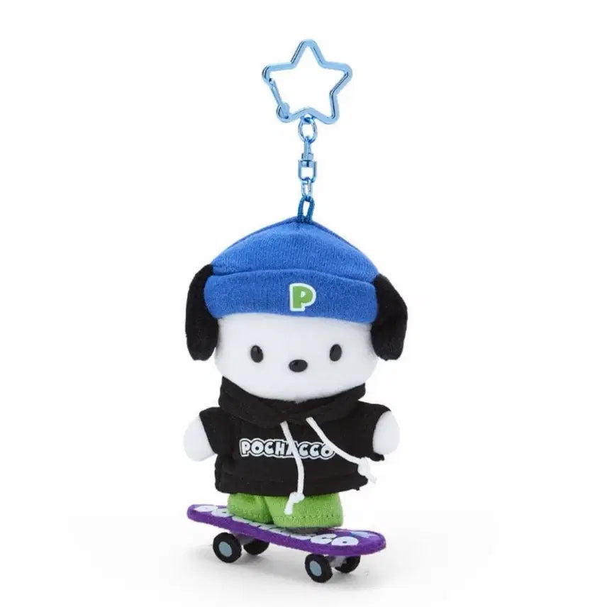 [SOLD OUT] 산리오 스케이트보드 포챠코 포차코 마스코트 인형 키링
