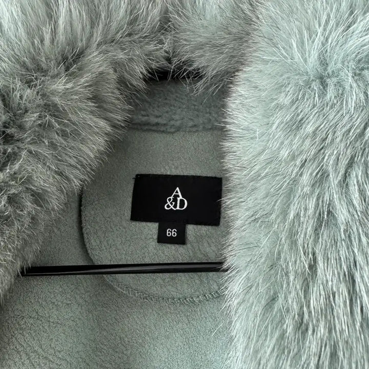 [BUNJANG] A&amp;D Mint Long Coat / A&amp;D 민트 퍼 컬러 롱 코트 판매합니다 퍼 탈부착안되요 66사이즈