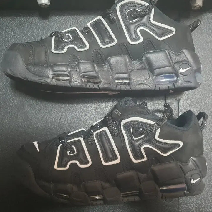 [BUNJANG] Nike Ambush Air More Uptempo Low Sneakers / 나이키X앰부쉬 업템포 로우 블랙 260 A급