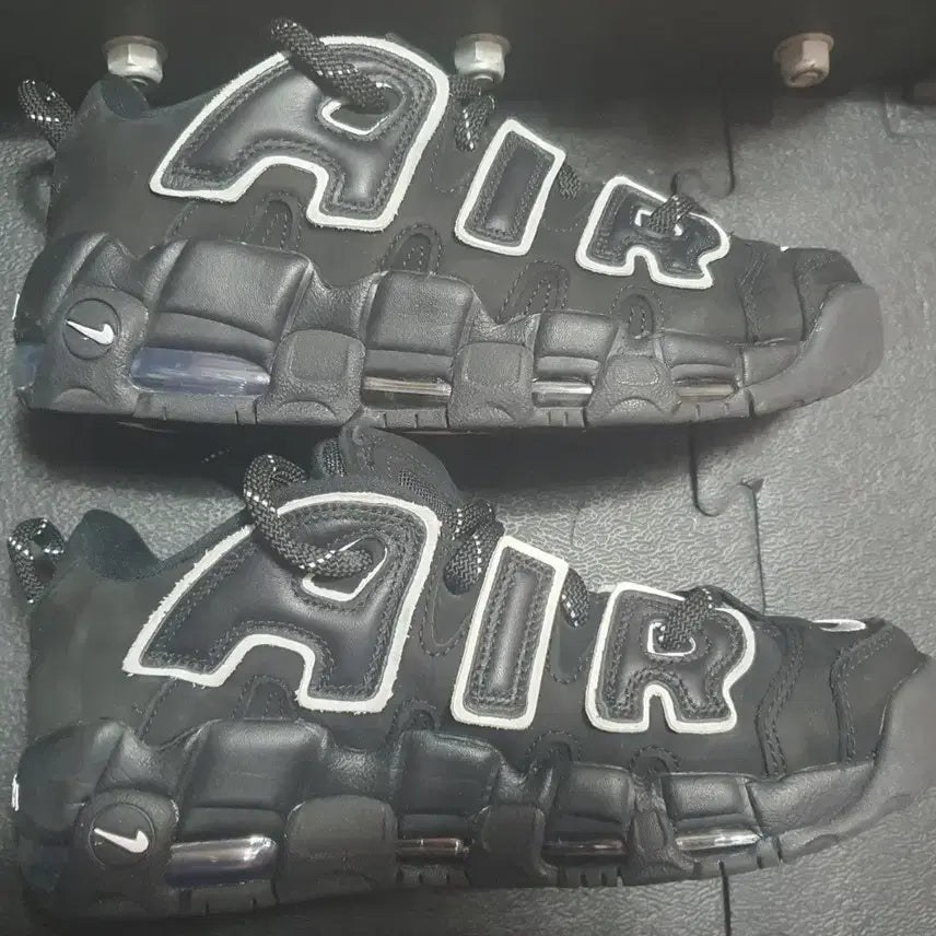 [BUNJANG] Nike Ambush Air More Uptempo Low Sneakers / 나이키X앰부쉬 업템포 로우 블랙 260 A급