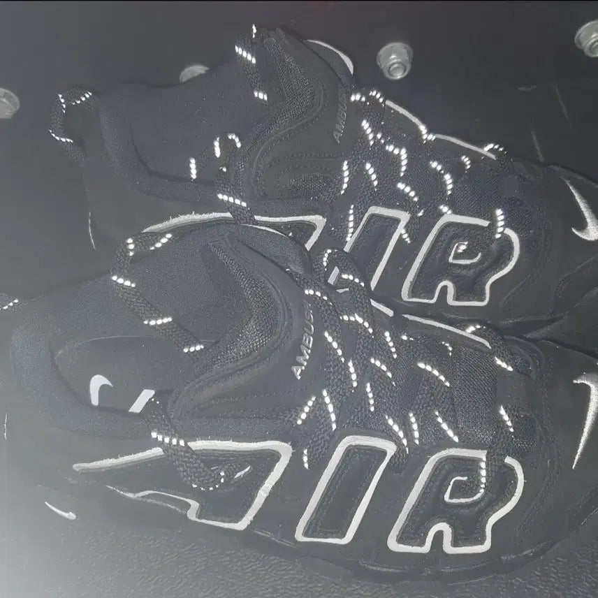 [BUNJANG] Nike Ambush Air More Uptempo Low Sneakers / 나이키X앰부쉬 업템포 로우 블랙 260 A급