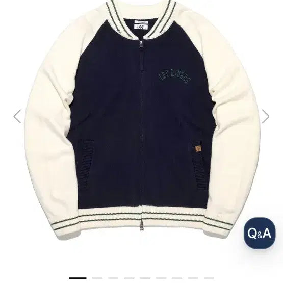 [BUNJANG] Lee Riders Knit Zip-up Cardigan - Navy (L) / [새상품] Lee 라이더스 니트 집업 가디건 네이비 L사이즈