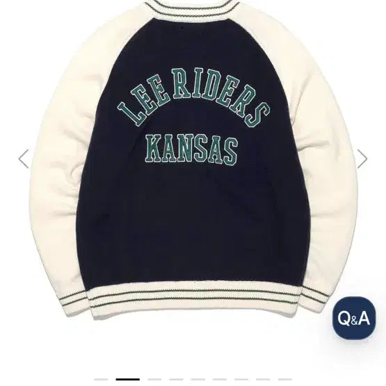 [BUNJANG] Lee Riders Knit Zip-up Cardigan - Navy (L) / [새상품] Lee 라이더스 니트 집업 가디건 네이비 L사이즈