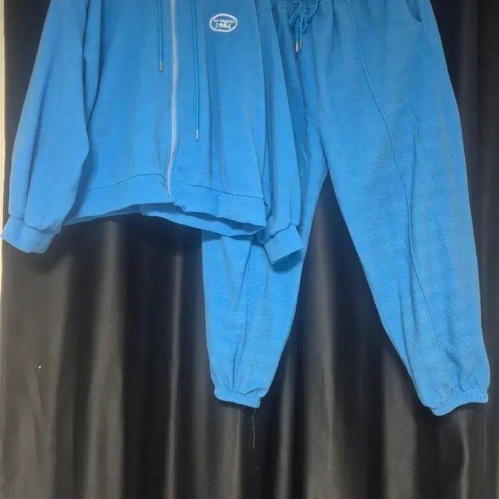 [BUNJANG] Unisex Sky Blue Hoodie Zip-up Training Set / 새상품 후드집업 트레이닝복 추리닝세트 큰사이즈