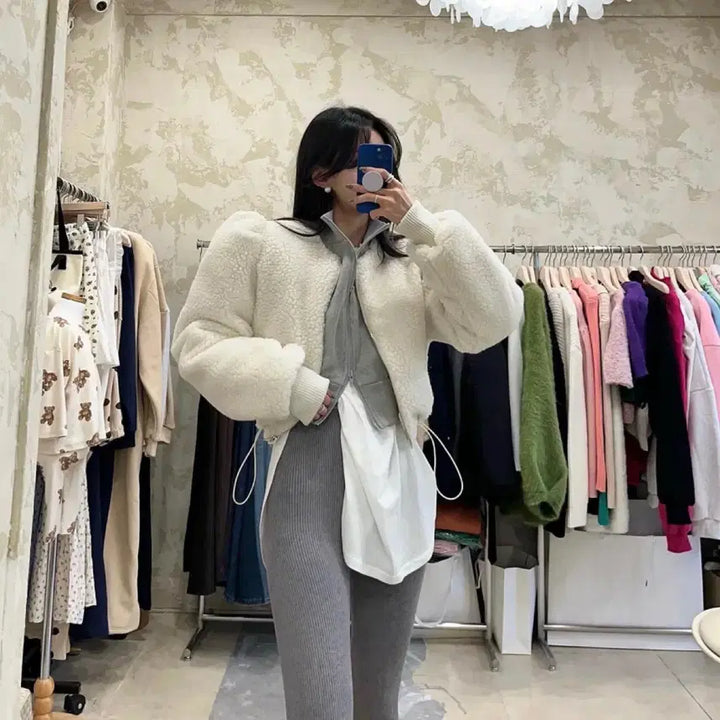 [BUNJANG] ATINY Hipsoony Zip-up / 엔티크제이 힙수니집업