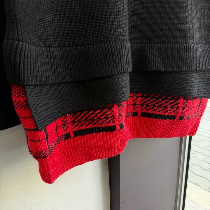 [BUNJANG] Juun.J Layered Wool Sweater / S/ 준지 레이어드 울 스웨터 니트