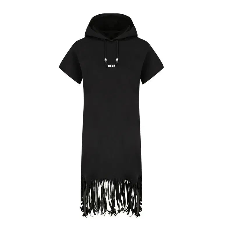 [BUNJANG] MSGM Logo Tassel Sleeve Mini Dress / M MSGM 로고 테슬 수술 후드 반팔 원피스