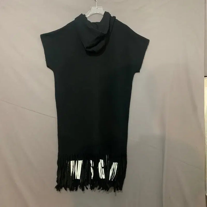 [BUNJANG] MSGM Logo Tassel Sleeve Mini Dress / M MSGM 로고 테슬 수술 후드 반팔 원피스