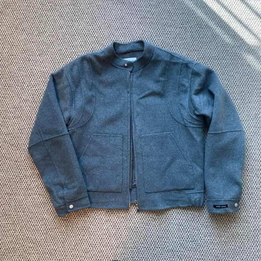 [BUNJANG] Handmade Wool Blouson Jacket / 울블루종 핸드메이드블루종 (새상품)