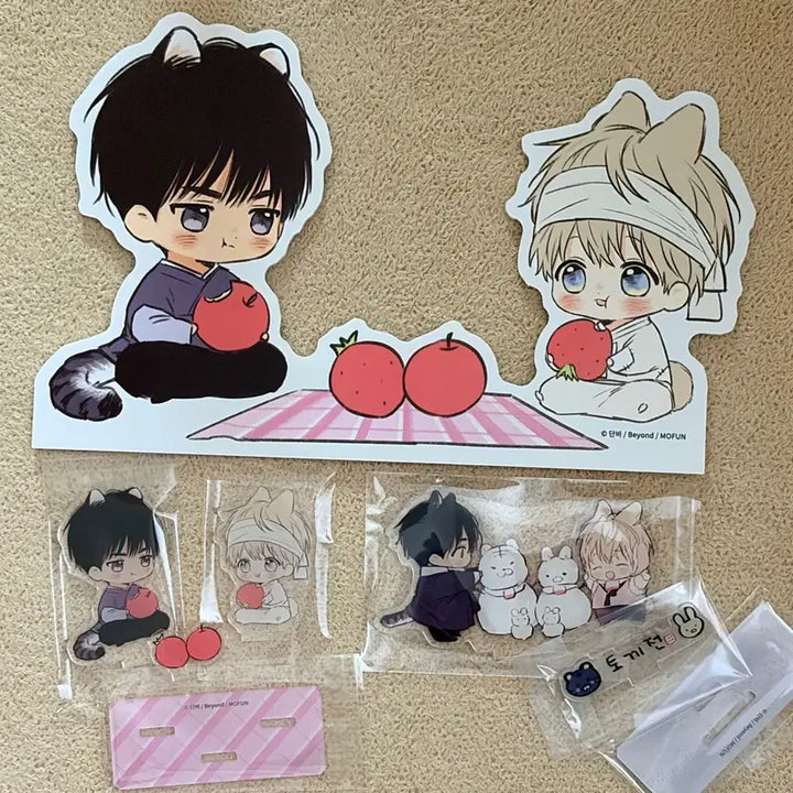 [BUNJANG] Date Limit Zone Illustration Panel + Acrylic Stand Bundle Set / 연애제한구역 일러스트 판널+아크릴 스탠드(일괄)