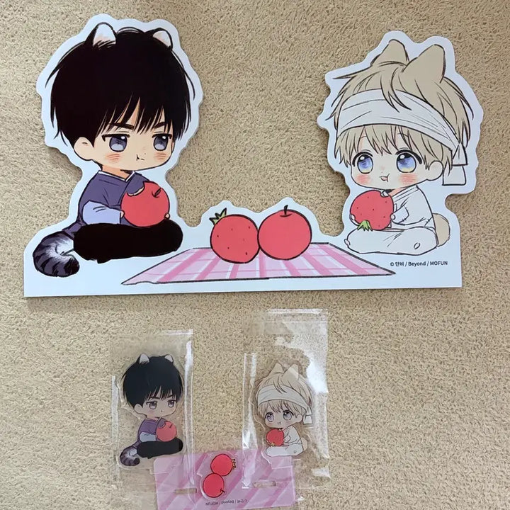 [BUNJANG] Date Limit Zone Illustration Panel + Acrylic Stand Bundle Set / 연애제한구역 일러스트 판널+아크릴 스탠드(일괄)