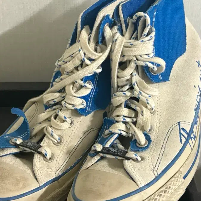 [BUNJANG] Converse x ADERERROR Chuck 70 High White Sneakers / 컨버스X아더에러 척 70 하이 화이트 275