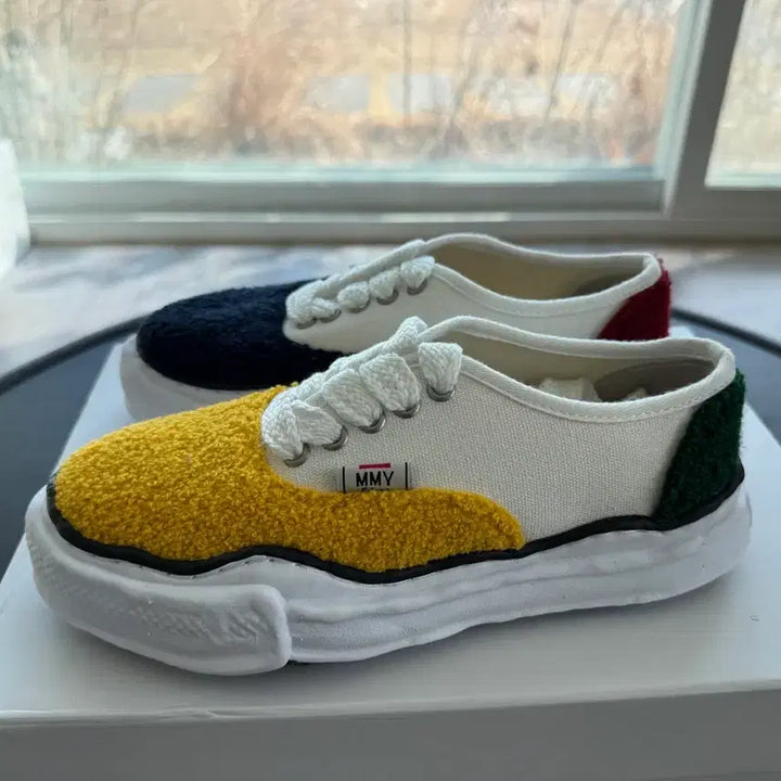 [BUNJANG] Mihara Yasuhiro Baker Multicolor Sneakers / 미하라야스히로. 베이커. 38. 멀티컬러.
